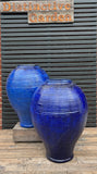 Private Sale item#20 Ribbed jar Med Blue (Pair)