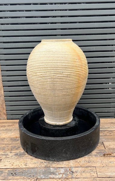 Private Sale item#26 Ribbed Jar Water Feature